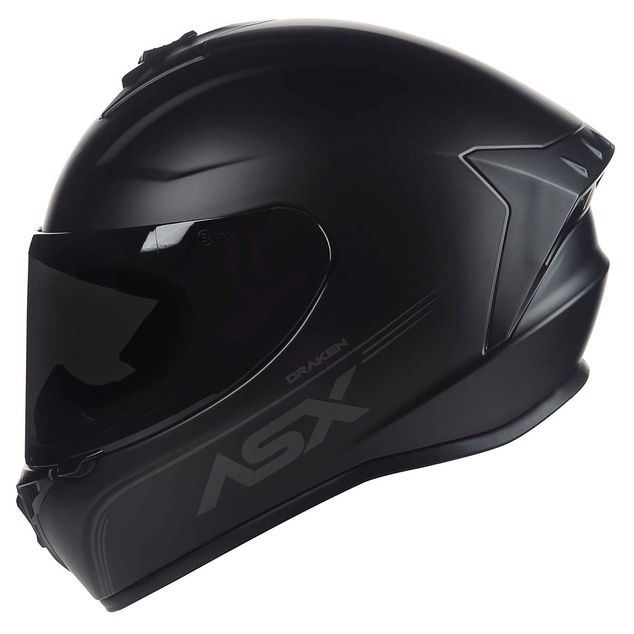 CAPACETE ASX DRAKEN SOLID FOSCO PRETO