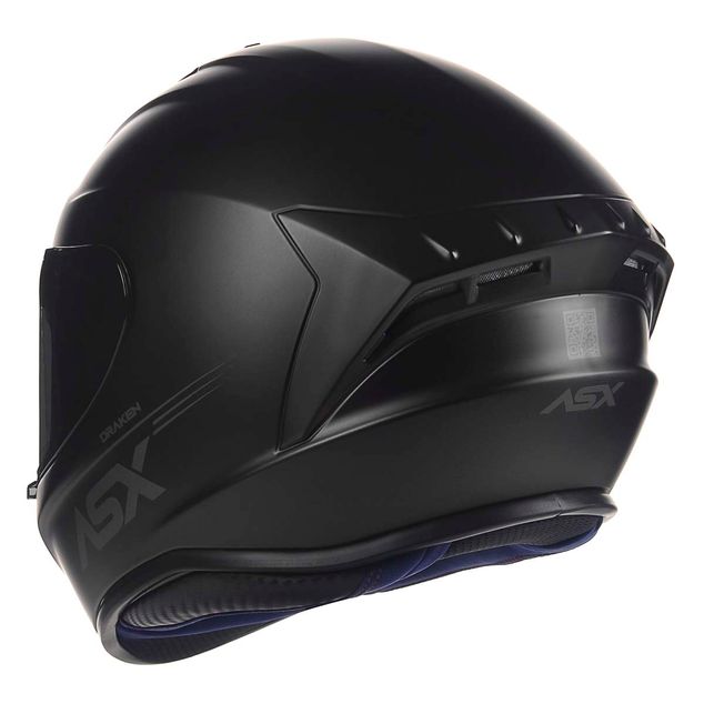CAPACETE ASX DRAKEN SOLID FOSCO PRETO