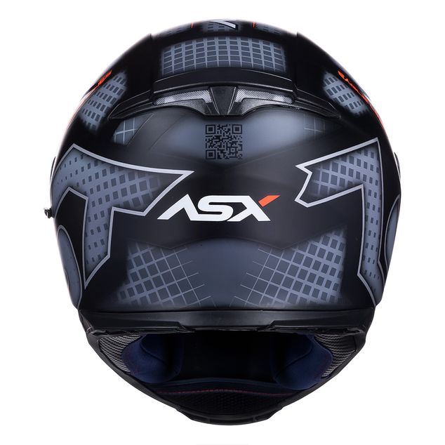 CAPACETE ASX EAGLE SV LINES FOSCO PRETO/CINZA/AMARELO