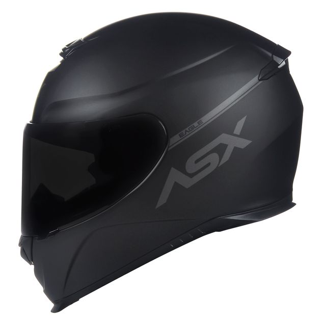 CAPACETE ASX EAGLE SOLID FOSCO PRETO