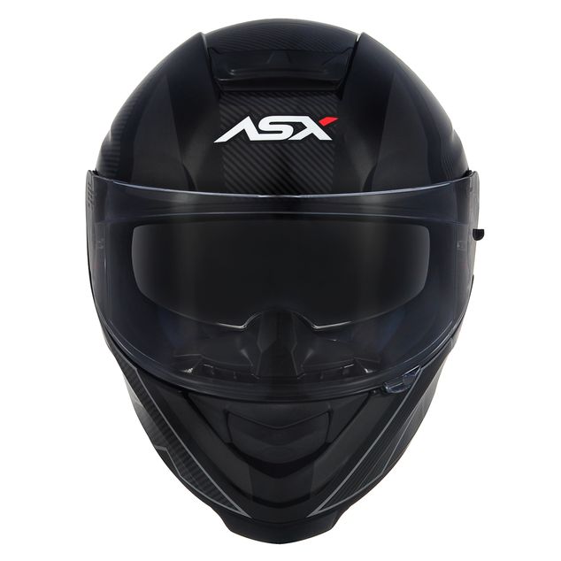 Capacete ASX Eagle SV Lines Brilho Preto/Grafite