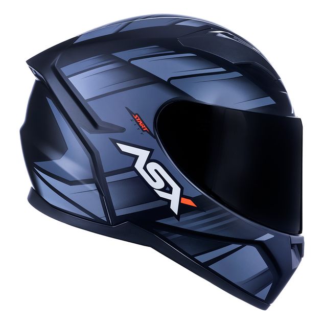 CAPACETE ASX CITY START PRETO FOSCO CINZA