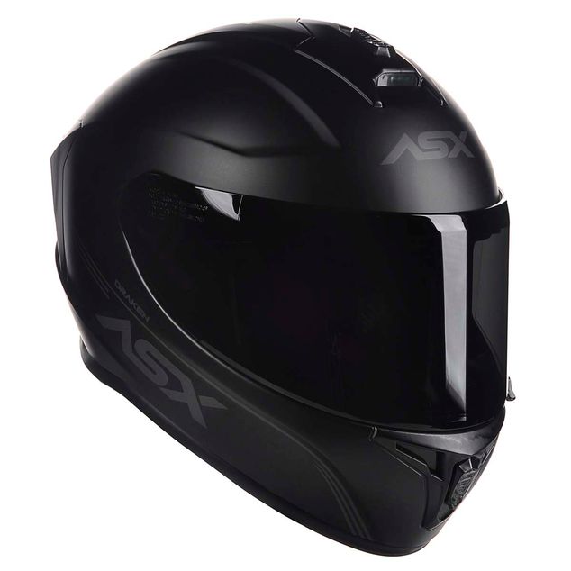 CAPACETE ASX DRAKEN SOLID FOSCO PRETO