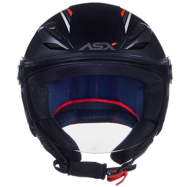 CAPACETE ASX CITY AIR SOLID FOSCO PRETO