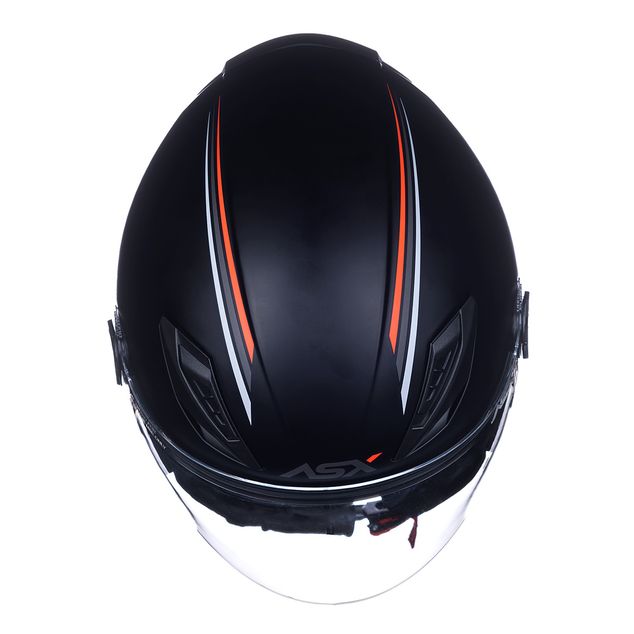 CAPACETE ASX CITY AIR SOLID FOSCO PRETO