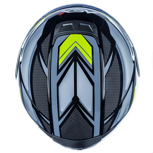 CAPACETE ASX EAGLE SV FAST BRILHO PRETO/CINZA/AMARELO