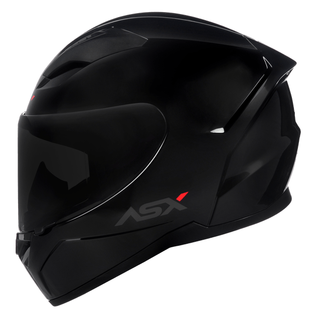 CAPACETE ASX CITY SOLID BRILHO PRETO/GRAFITE