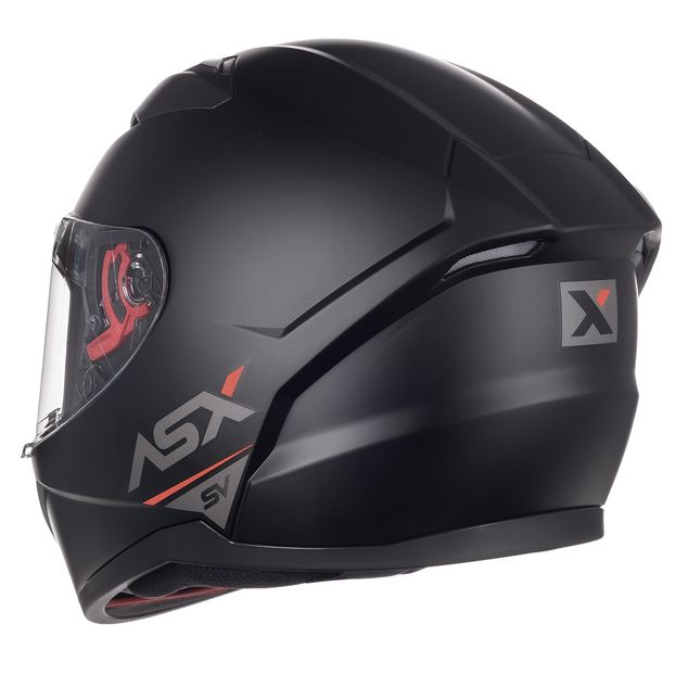 CAPACETE ASX CITY SV SOLID FOSCO PRETO/GRAFITE