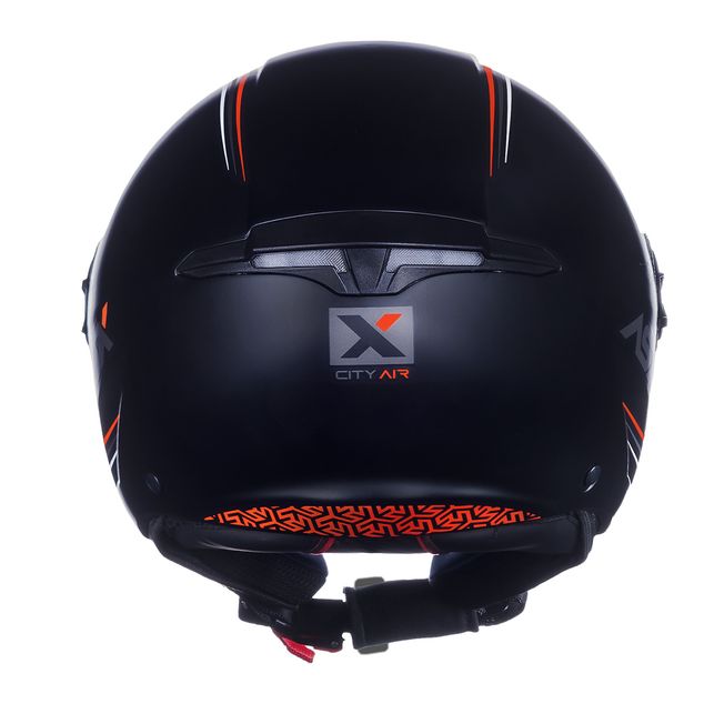 CAPACETE ASX CITY AIR SOLID FOSCO PRETO
