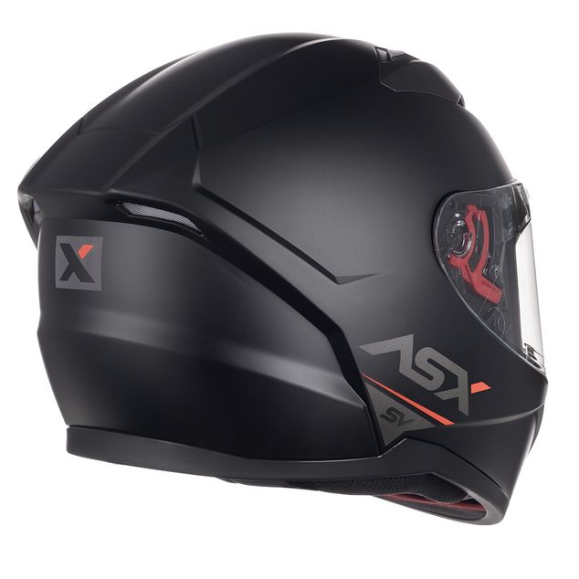 CAPACETE ASX CITY SV SOLID FOSCO PRETO/GRAFITE