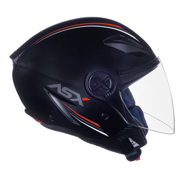 CAPACETE ASX CITY AIR SOLID FOSCO PRETO