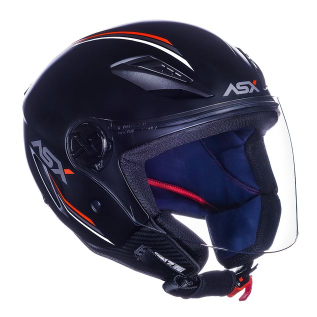 CAPACETE ASX CITY AIR SOLID FOSCO PRETO