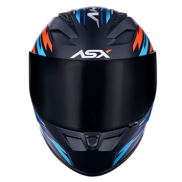 CAPACETE ASX CITY ARROW FOSCO PRETO/VERMELHO/AZUL