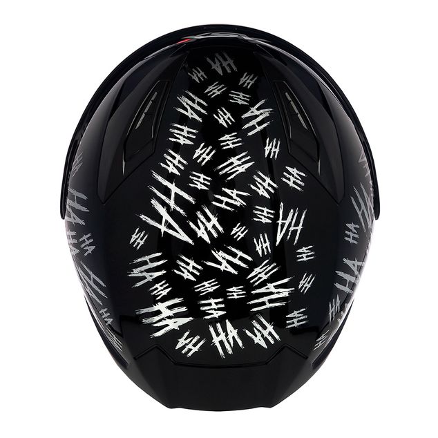 CAPACETE ASX CITY FUN BRILHO PRETO BRANCO