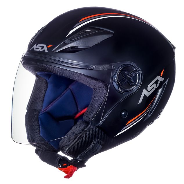 CAPACETE ASX CITY AIR SOLID FOSCO PRETO